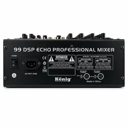 König KX-4 4 Kanal 2 Aux Giriş USB - MP3 - BT 99 DSP 2X7 Band EQ Deck Mikser resmi