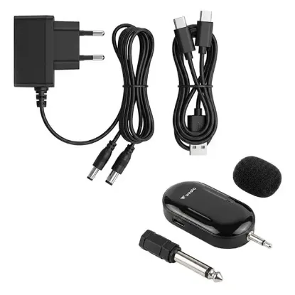 Westa WAP-300T USB + SD Kart Girişli Şarjlı Mini Seyyar Kablosuz Mikrofonlu Rehber Anfisi resmi