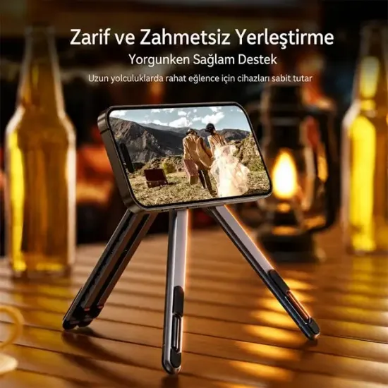 Feny Magstone FN-MS10 MagSafe Katlanabilir Stand Macbook Telefon Tablet Laptop Uyumlu Tutucu resmi