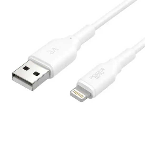 Powerway IP27 1 Metre 3A Lightning Hızlı Şarj ve Yüksek Hızlı Data Kablosu resmi