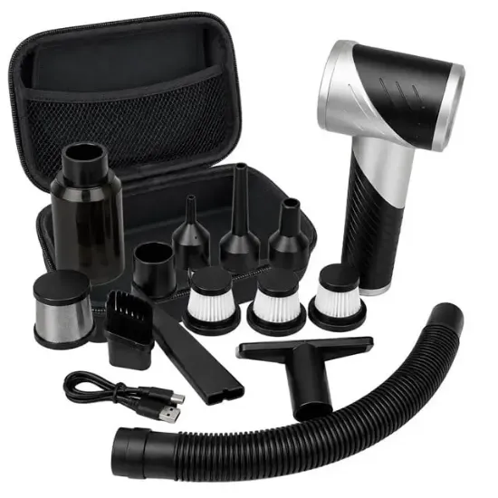 Snapron SNV-3000 Car Vacuum Cleaner Pro 1 Katlanabilir 17.000Pa 100W Şarjlı Araç Ev Süpürgesi resmi