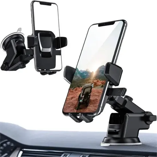 Powerway TT13 Ayarlanabilir Evrensel Araç İçi Vantuzlu Cam Torpido Telefon Tutucu resmi