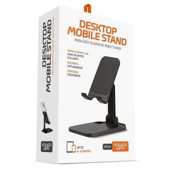 Powerway DMS30 Masaüstü Katlanabilir ve Taşınabilir Telefon Tablet Standı resmi