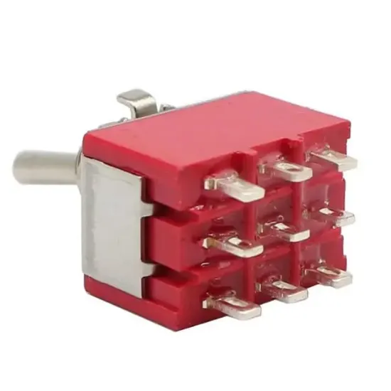 IC-148A 9 Pin Ø6mm On-Off Toggle Switch MTS-302 resmi