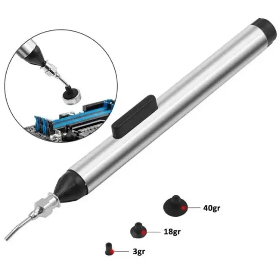 Powermaster PM-24806 IC Smd Hassas Malzeme Tutucu Taşıyıcı Entegre Vakum Kalemi (3 Farklı Silikon)   resmi