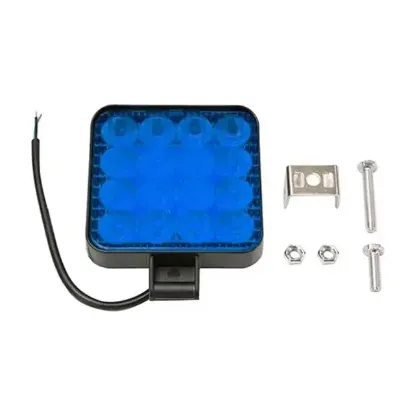 PowerMaster PM-25309 SUV - Off Road - Motosiklet Farı Sis Lambası Mavi LED 12 Volt 48 Watt resmi