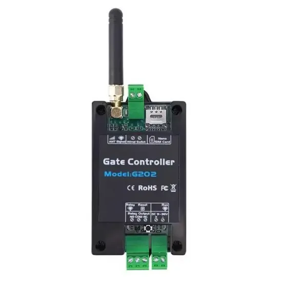 PowerMaster G202 3G/4G GSM Kapı Kepenk Kontrol Cihazı Rölesi Uzaktan Telefon/SMS resmi
