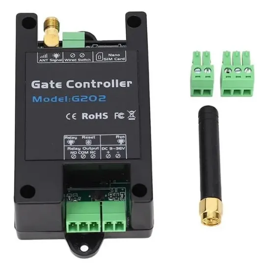 PowerMaster G202 3G/4G GSM Kapı Kepenk Kontrol Cihazı Rölesi Uzaktan Telefon/SMS resmi