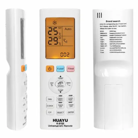 Huayu K-6100 Universal Akıllı AC Klima Kumandası resmi