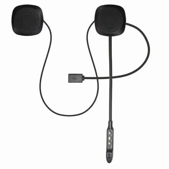 Powermaster PM-14283 Bluetooth'lu Şarjlı Kask İçi Motosiklet Hoparlör ve Mikrofon Seti resmi