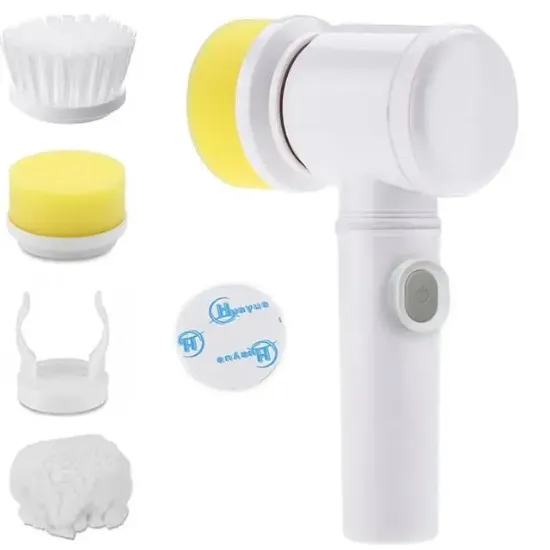 Sunup SN-20457 Çok Fonksiyonlu Banyo Mutfak Lavabo Şarjlı Temizlik Fırçası resmi