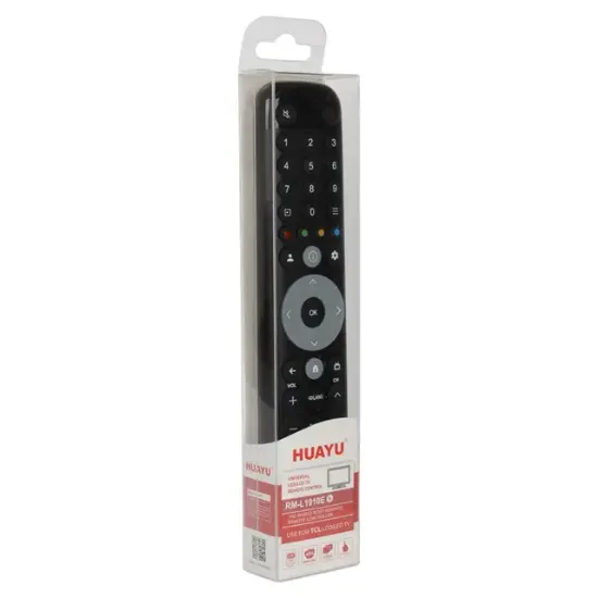 Huayu-L1910E TCL Netflix-Prime Video-Youtube-TCL Channel-TCL Home-Web Tuşlu Ses Komutsuz LCD TV Kumanda resmi