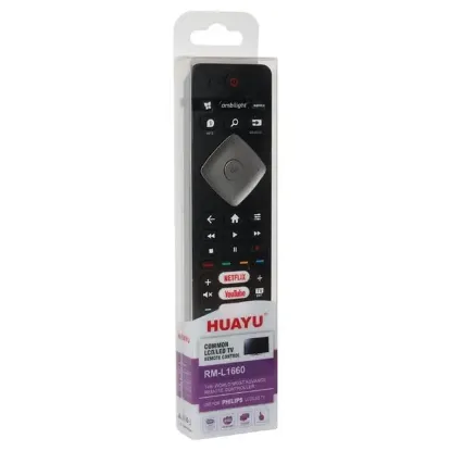 Huayu Philips RM-L1660 RC4498 RC4501 YKF291-003 Netflix-Youtube-Rakuten Tv Tuşlu Lcd Led Tv Kumanda (Ses Komutsuz) resmi