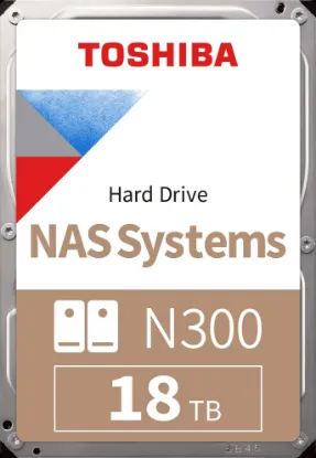 18TB TOSHIBA N300 7200R SATA NAS 1024M MN11ACA18TS resmi