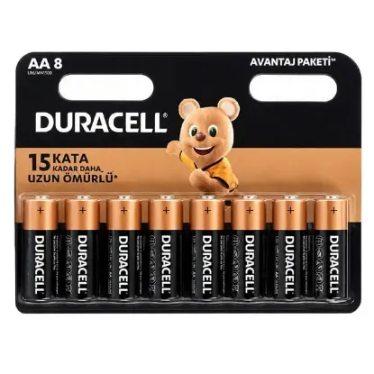 Duracell Aa Kalem Pil (8Li Paket Fiyatı) resmi