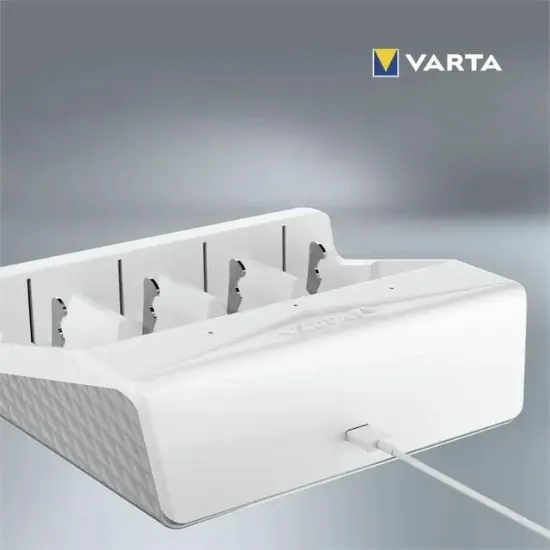 Varta 57658 Universal Charger Type-C USB Çoklu 5'li Pil Şarj Cihazı (AA / AAA / C / D / 9V) resmi