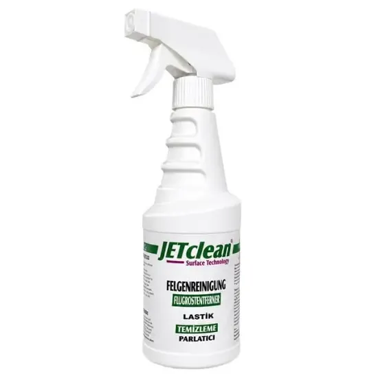 JETclean 500ml Jant Temizleme, Demir Tozu Sökücü ve Lastik Parlatıcı Sprey resmi