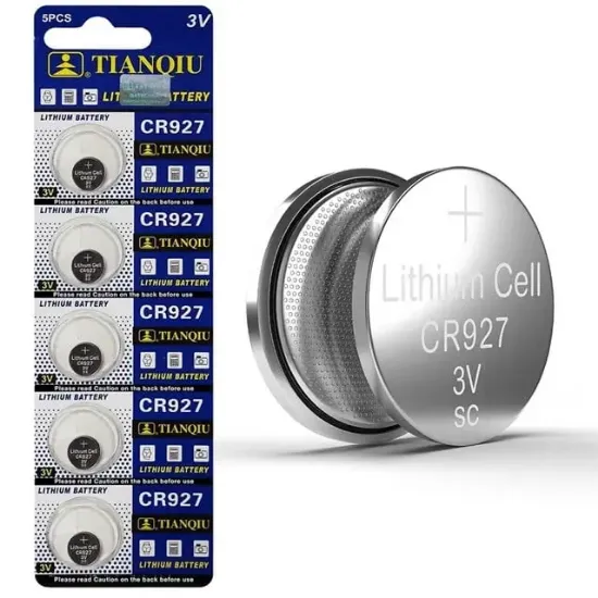 Tianqiu CR927 3V Lityum Düğme Pil 5'li Paket resmi