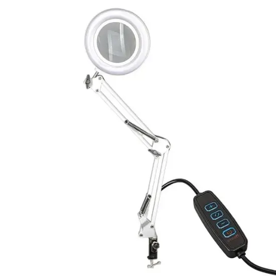 Powermaster PM-2059 - 3 Diopter Masa Üstü Ledli Akrobat Büyüteç resmi