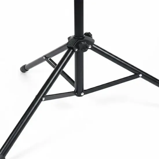 Magicvoice MV-19498 Katlanabilir Tripod Nota Sehpası Perfore Standı Konser Orkestra Tipi Yükseklik Ayarlı (50-150CM) resmi