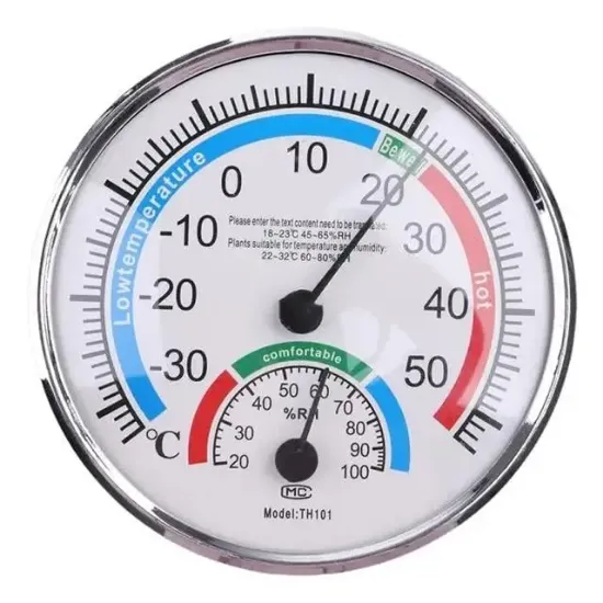 PowerMaster PM-24666 Analog Sıcaklık Nem Ölçer Termometre resmi