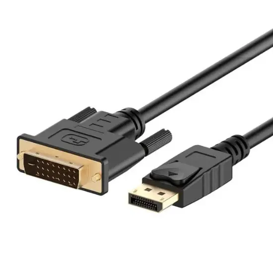 PowerMaster PM-3783 DisplayPort DP to DVI-D 24+1 Pasif Çevirici Dönüştürücü Kablo 1.8 Metre resmi