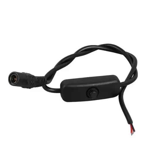 PowerMaster PM-26710 Anahtarlı  5.5*2.5 Mm Uç DC Kablo 30 Cm resmi