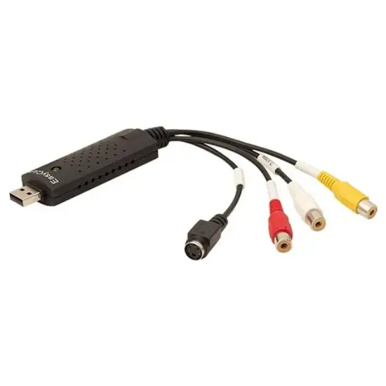 Powermaster RCA Analog S-Video Ses Capture Card 720P EasyCap USB 2.0 resmi