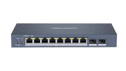 HIKVISION DS-3E1510P-SI 8XGE+2XGE/SFP POE 120W SWİTCH resmi