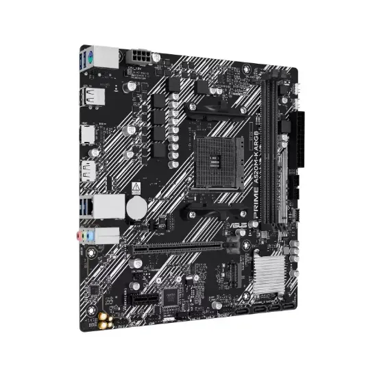 ASUS PRIME A520M-K ARGB DDR4 5100MHz mATX AM4 resmi