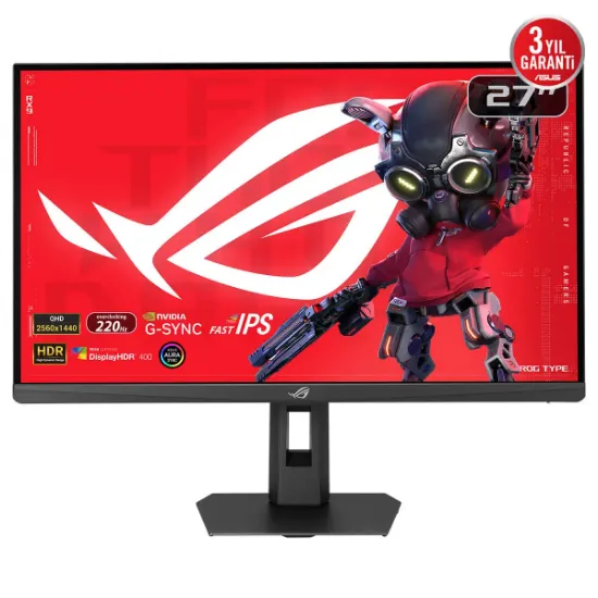 27 ASUS ROG STRIX XG27ACSR 220HZ 1MS 2K ADAPTİVE-SYNC PİVOT FAST IPS QHD GAMİNG MONİTÖR resmi