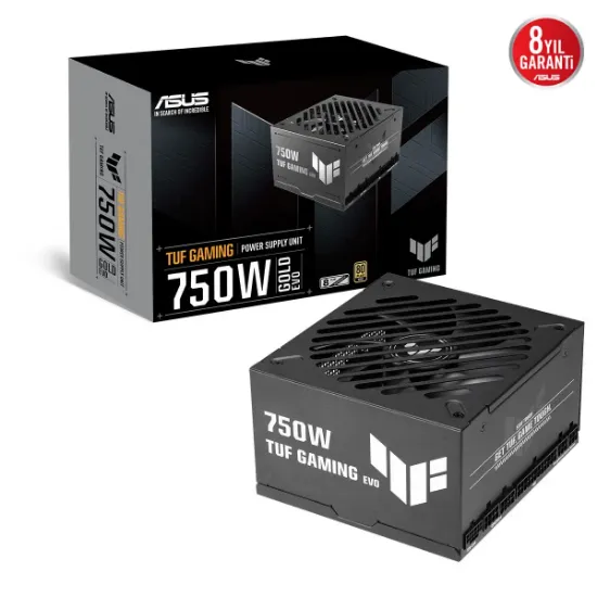 TUF GAMING 750G GOLD EVO 750W 80 PLUS FULL MODULER resmi