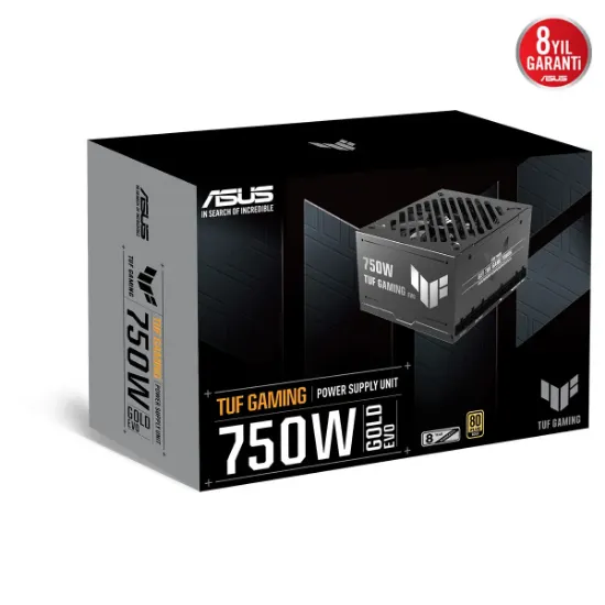 TUF GAMING 750G GOLD EVO 750W 80 PLUS FULL MODULER resmi