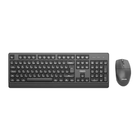 PHILIPS KABLOSUZ KLAVYE&MOUSE SET SPT6347B SİYAH resmi