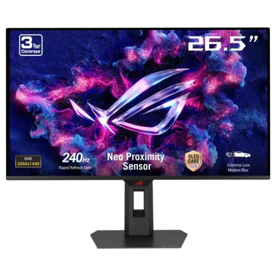 26.5 ASUS ROG STRİX XG27AQDMES OLED 240HZ 0.03MS 2K QHD ADAPTİVE SYNC QD-OLED PİVOT GAMİNG MONİTÖR resmi