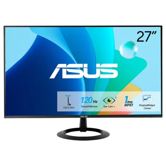 27 ASUS VZ279HG 1MS 120HZ HDMI VGA IPS ÇERÇEVESİZ ULTRA SLIM resmi
