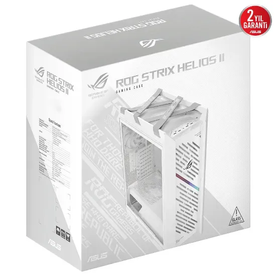 ASUS ROG STRIX HELIOS II GX601S - BEYAZ KASA resmi