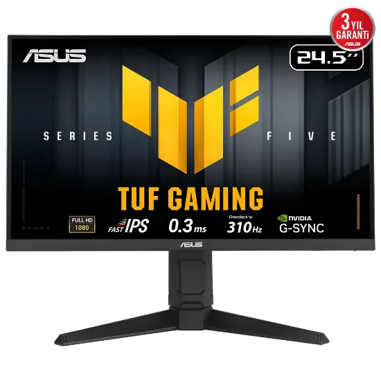24.5 ASUS TUF GAMING VG259QMRL5A 0.3MS 310HZ AI ELMB SYNC FHD FAST IPS GAMING resmi