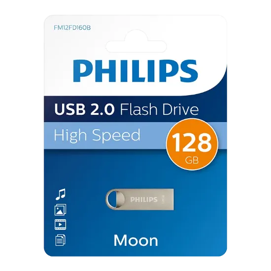 PHILIPS 128GB USB 2.0 25/10MB/S FM12FD160B/00 resmi