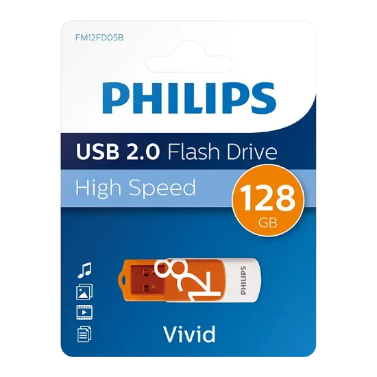 PHILIPS 128GB USB2.0 25/10MB/S FM12FD05B/00 resmi