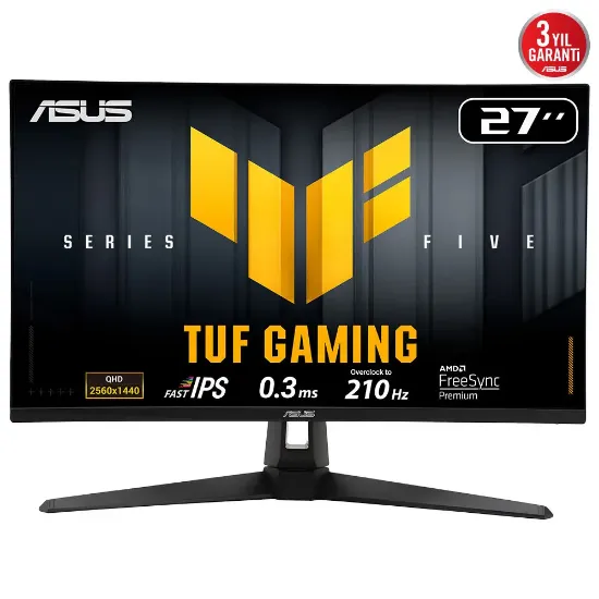 27 ASUS TUF GAMING VG27AQ5A 0.3MS 210HZ 2K resmi