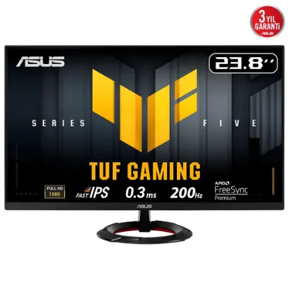 23.8 ASUS TUF GAMING VG249Q5R 0.3MS 200HZ FHD FLICKER FREE FAST IPS GAMING resmi
