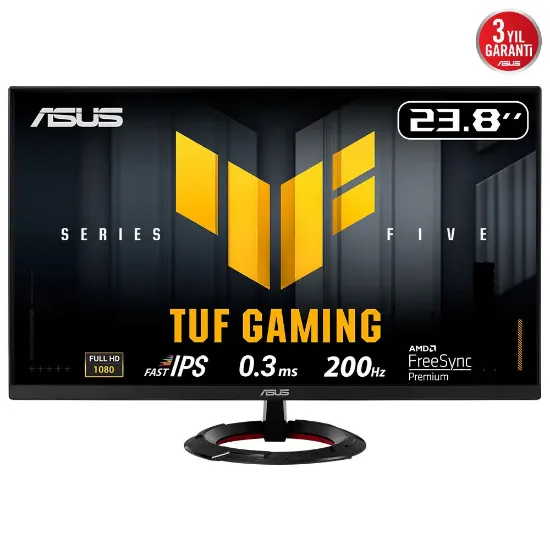23.8 ASUS TUF GAMING VG249Q5R 0.3MS 200HZ FHD FLICKER FREE FAST IPS GAMING resmi