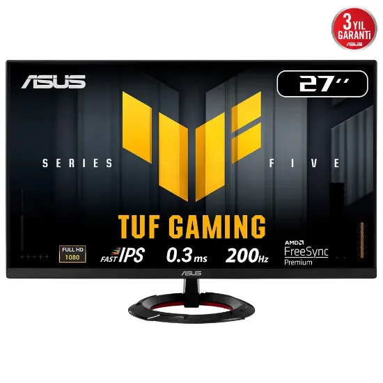 27 ASUS TUF GAMING VG279Q5R 0.3MS 200HZ FLICKER FREE FAST IPS GAMING resmi
