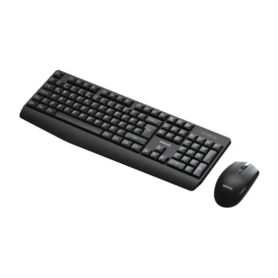 PHILIPS KABLOSUZ  KLAVYE&MOUSE SET SPT6337 SİYAH resmi