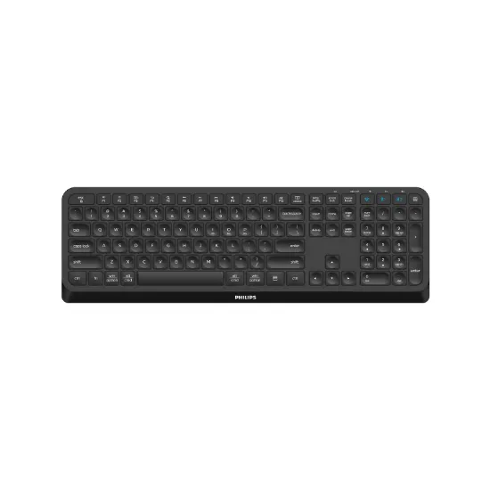 PHILIPS KABLOSUZ BLUETOOTH  KLAVYE SPK6407B SİYAH resmi