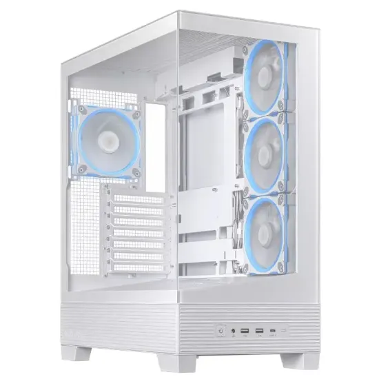 ASUS A31 PLUS TG ARGB WHITE ATX KASA resmi