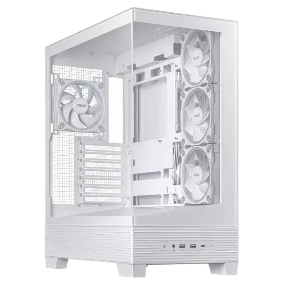 ASUS A31 PLUS TG ARGB WHITE ATX KASA resmi