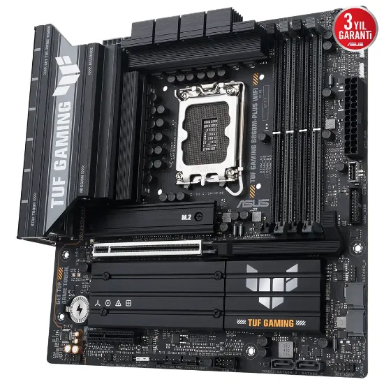 ASUS TUF GAMING B860M-PLUS WIFI LGA1851 DDR5 DP HDMI MATX ANAKART resmi