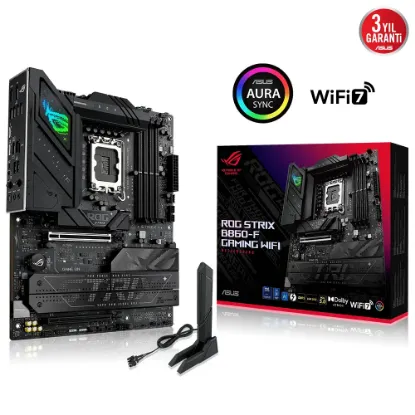 ASUS ROG STRIX B860-F GAMING WIFI SOKET 1851 ANAKART resmi